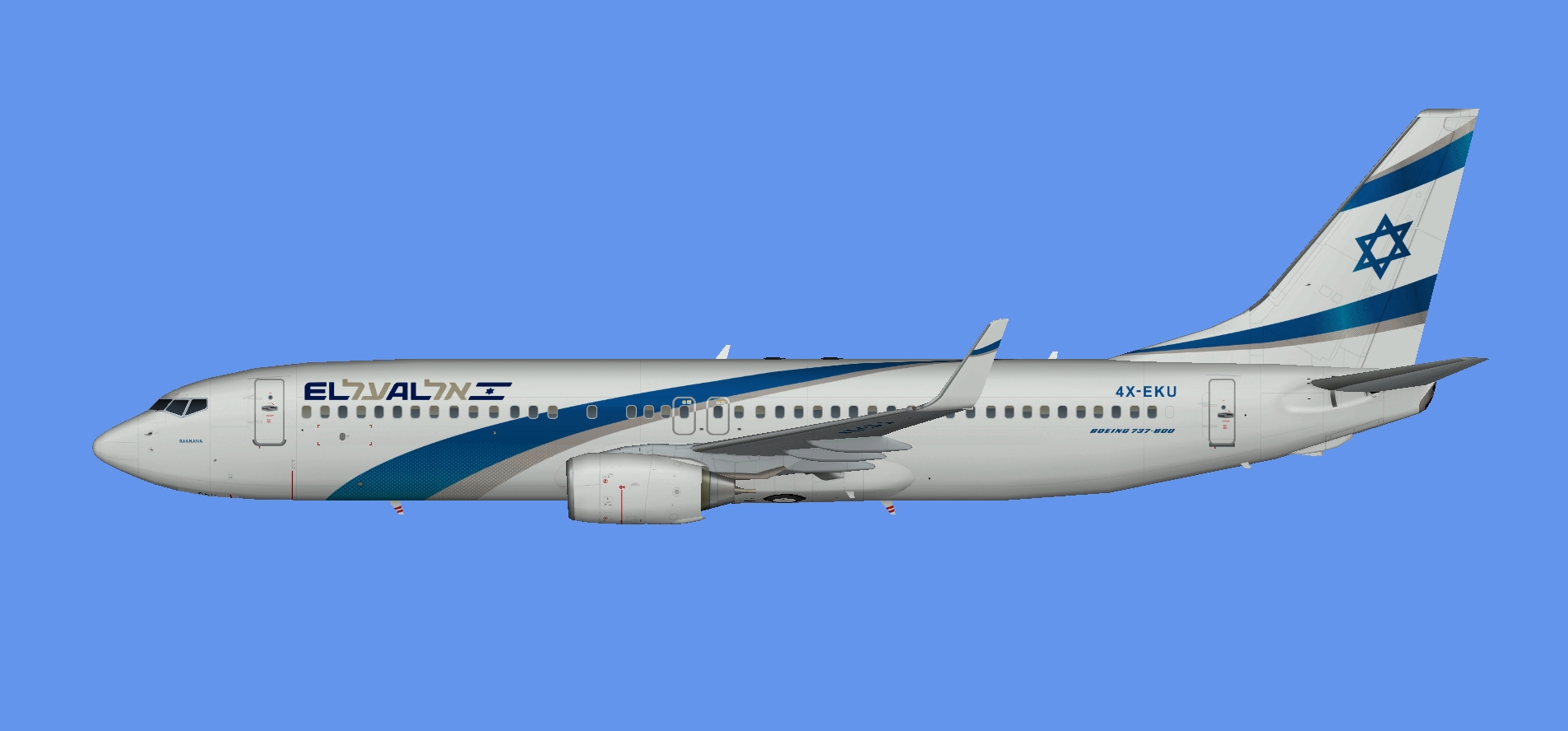 El Al Boeing 737-800w NC