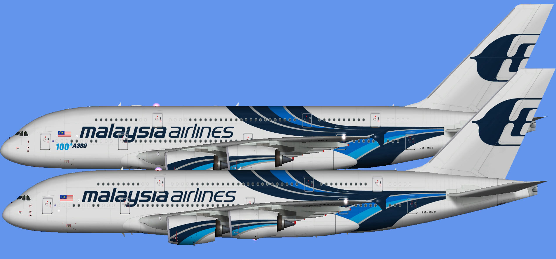 Malaysia Airlines A380 fleet (FSP)