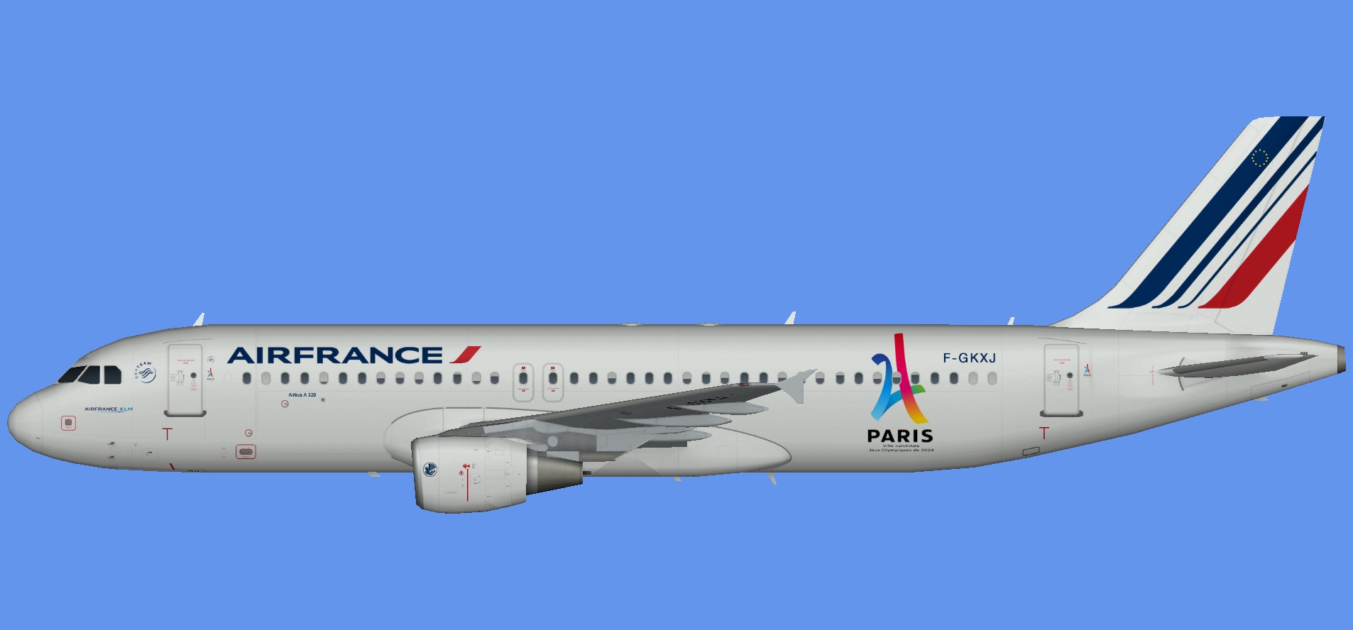 Air France Airbus A320 Paris 2024