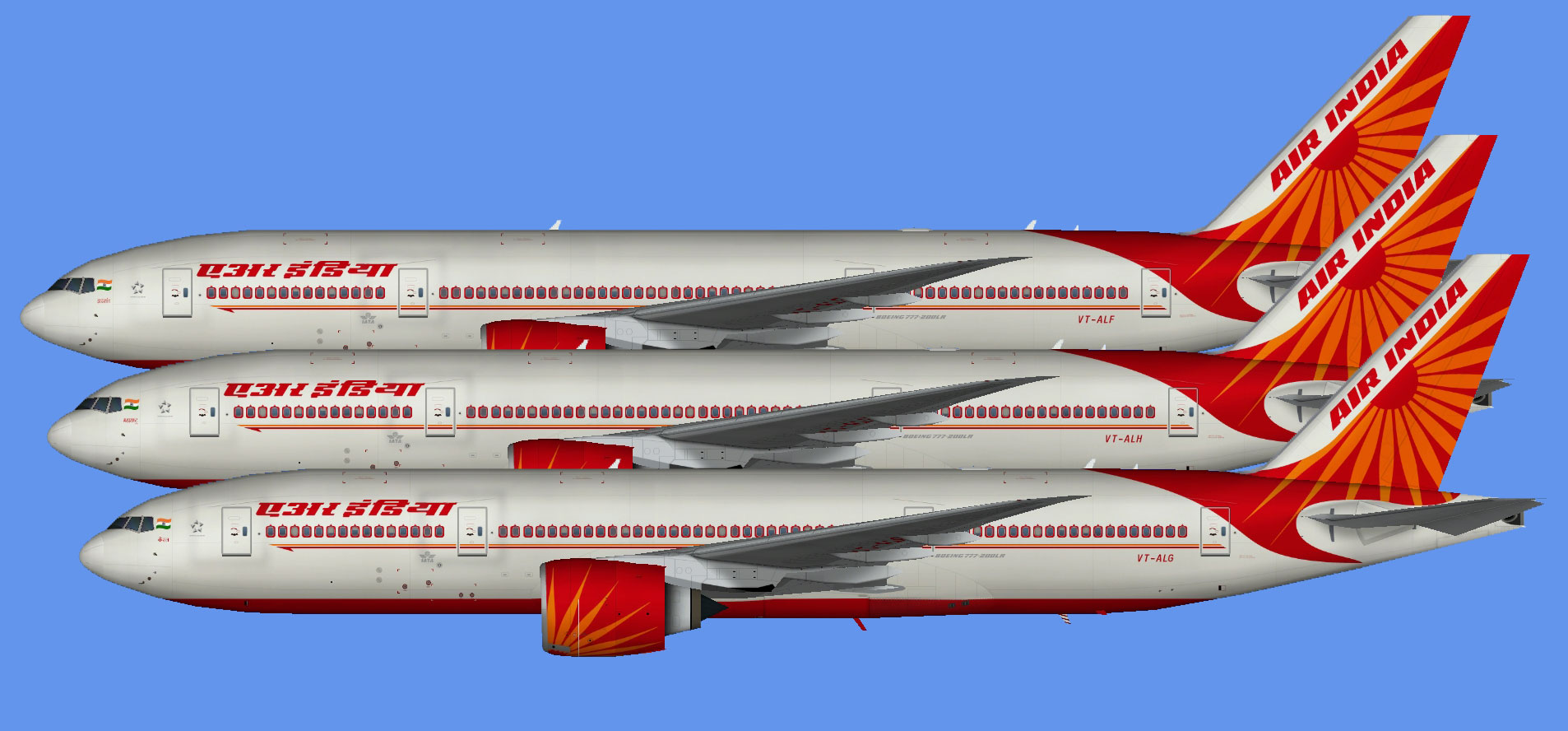 Air India Boeing 777-200LR (TFS)