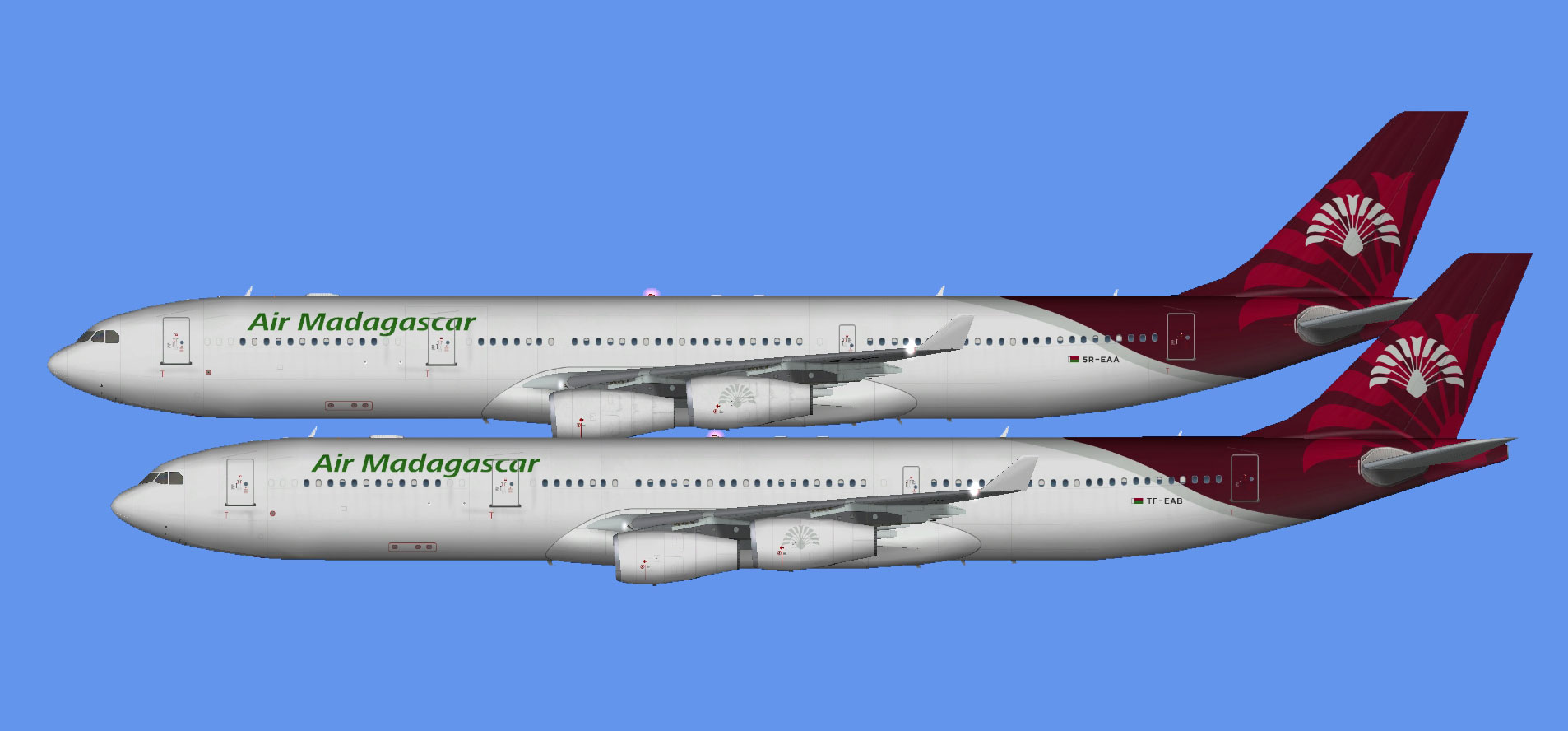 Air Madagascar A340 (FSP)