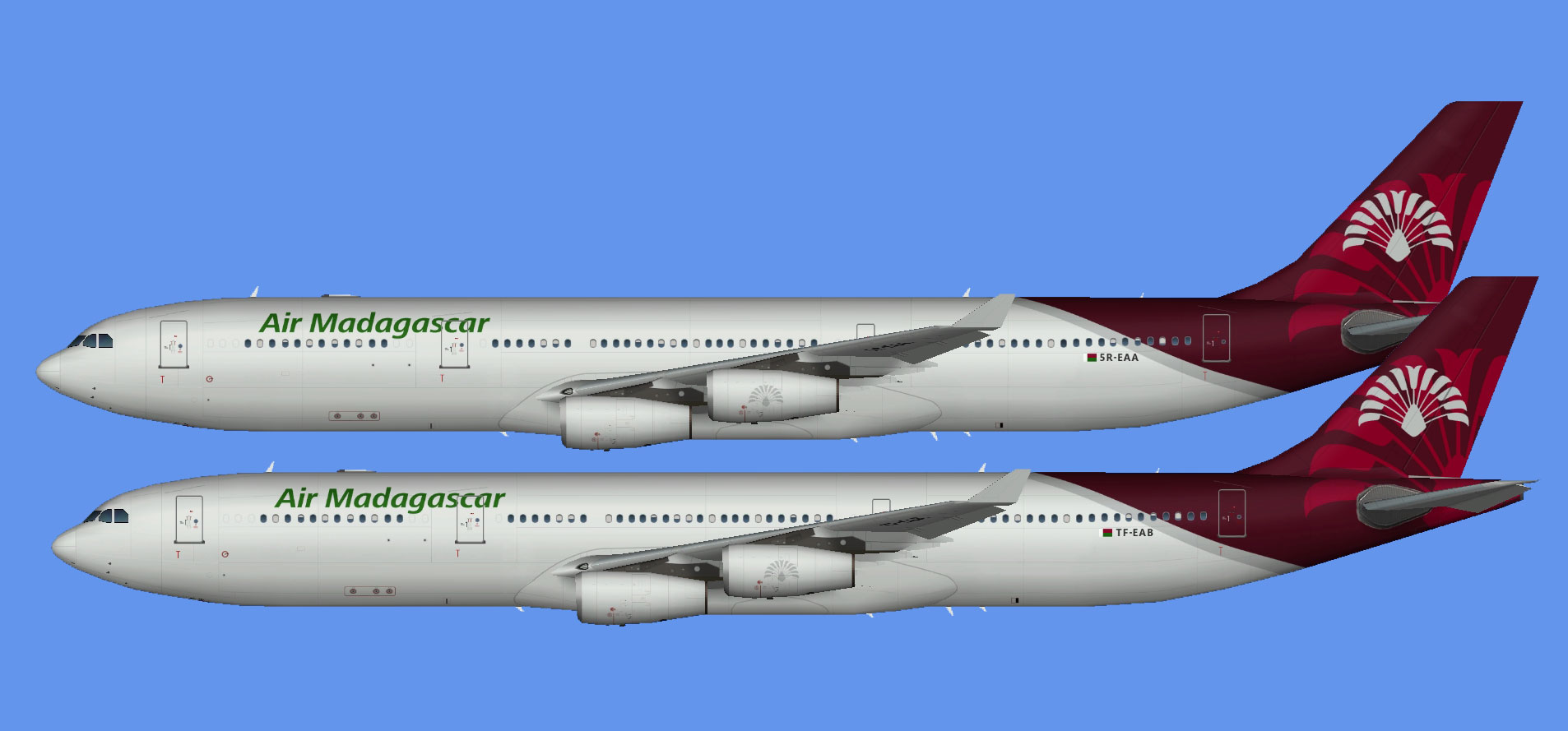 Air Madagascar A340 fleet (TFS)