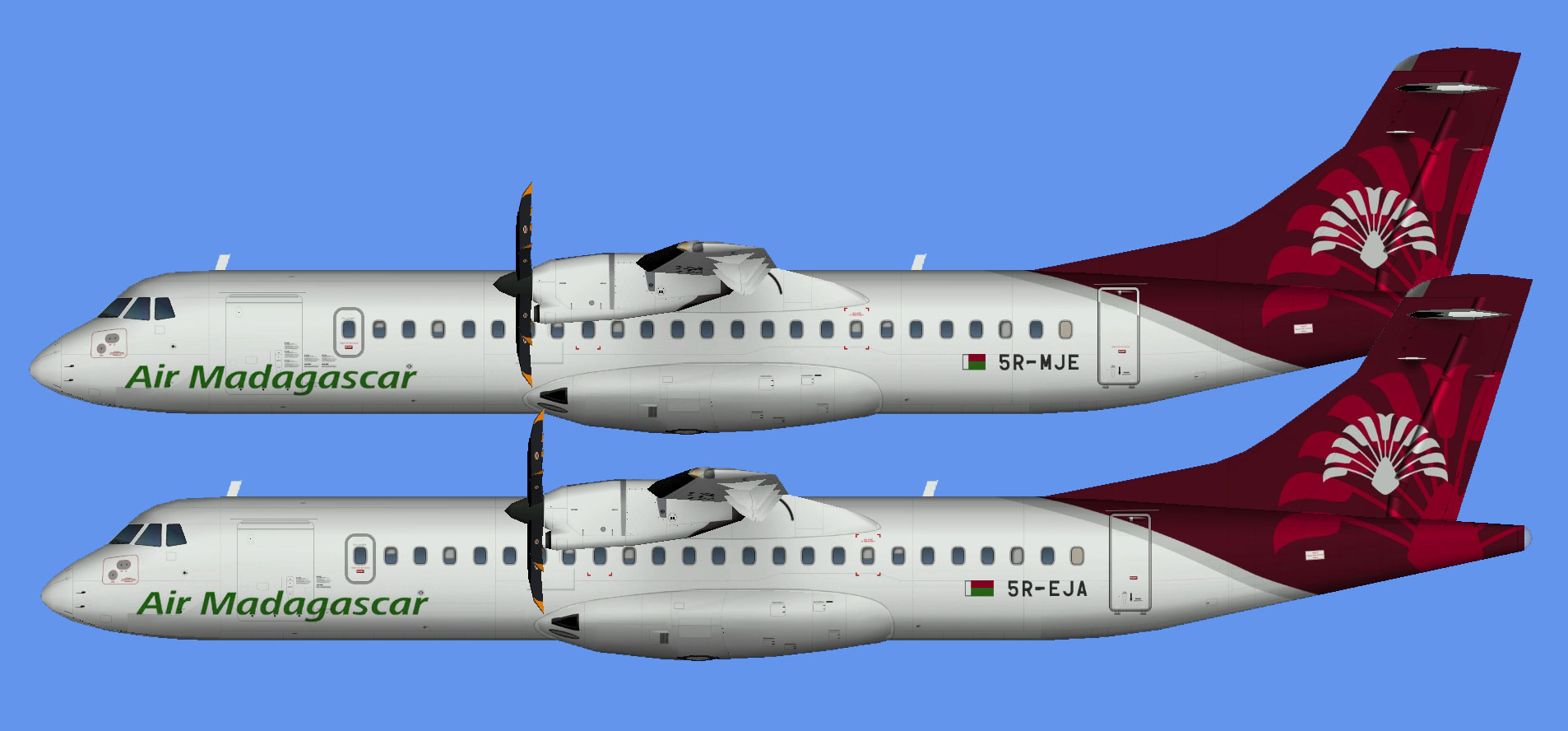 Air Madagascar ATR 72 fleet