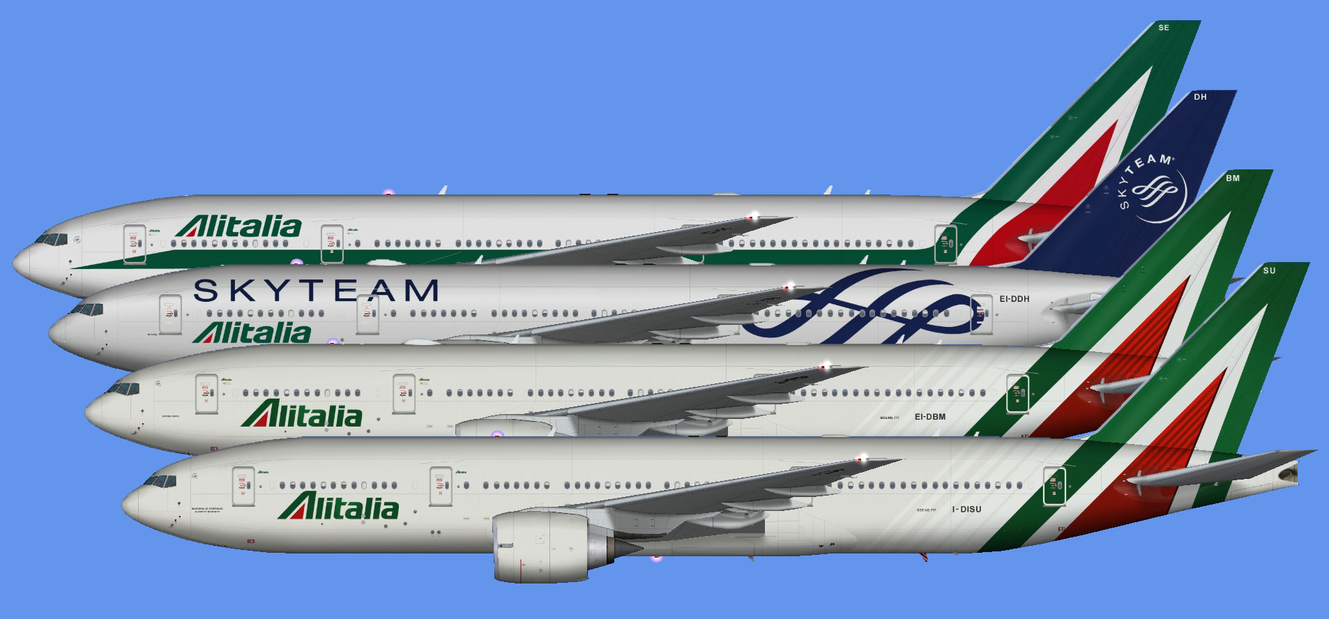 Alitalia Boeing 777-200 (FSP)