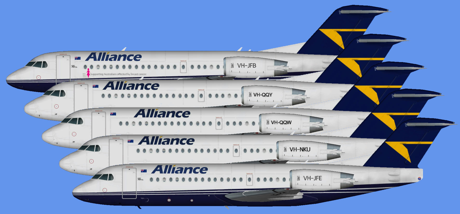 Alliance Airlines Fokker 70