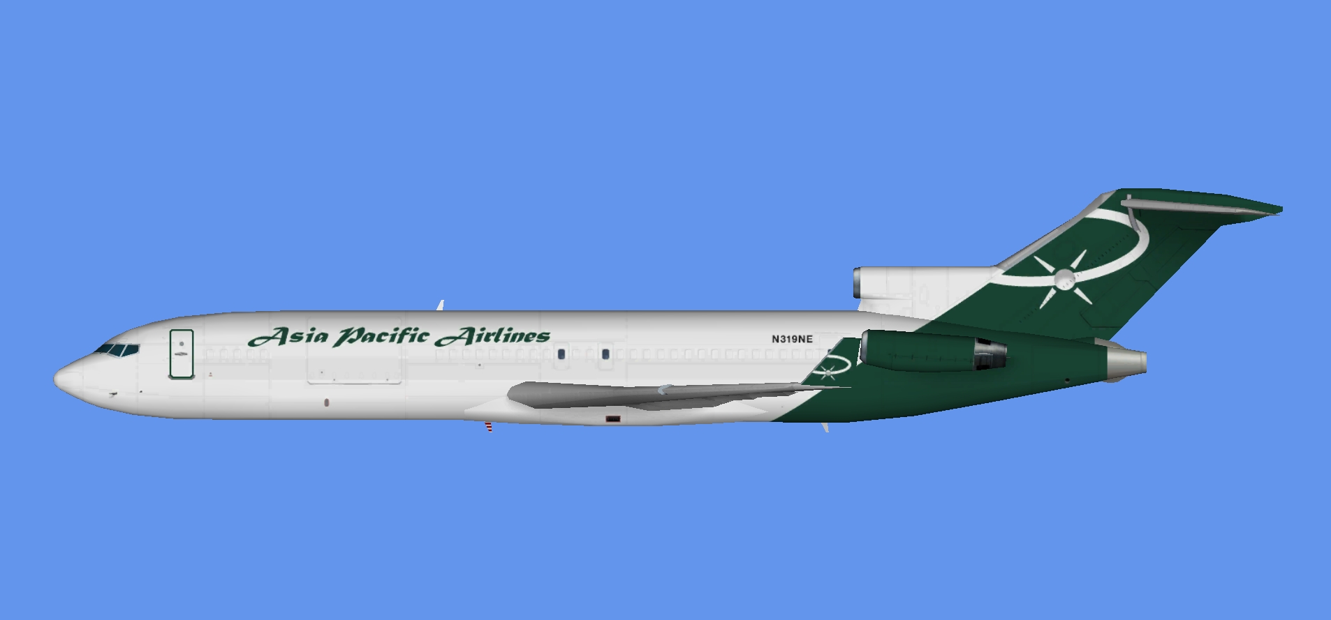 Asia Pacific Airlines  Boeing 727-200