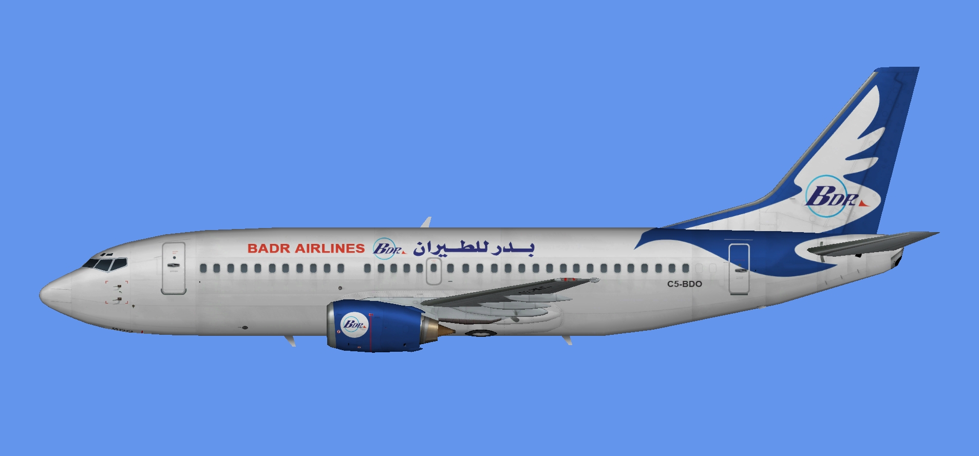Badr Airlines Boeing 737-300