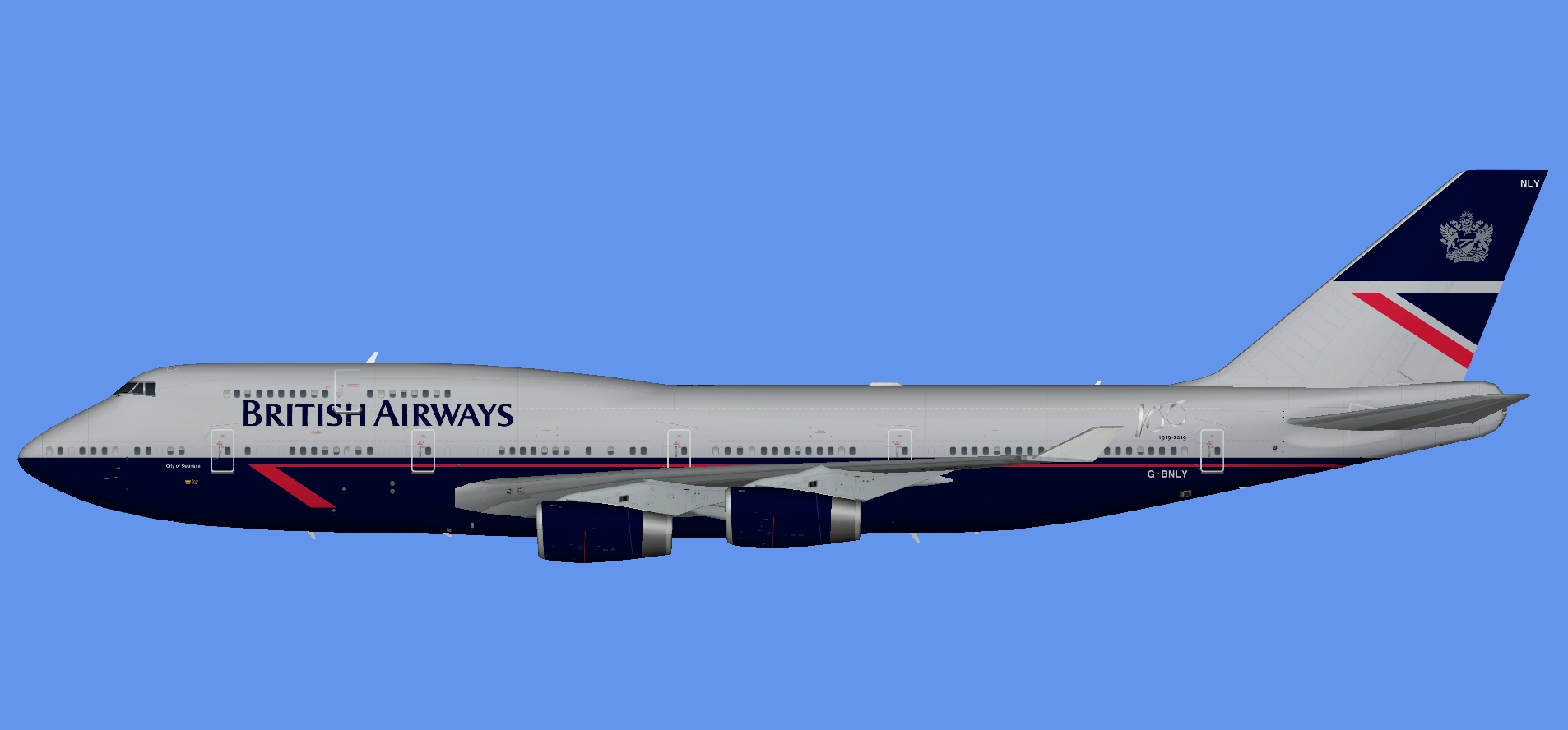 British Airways 747-400 Landor