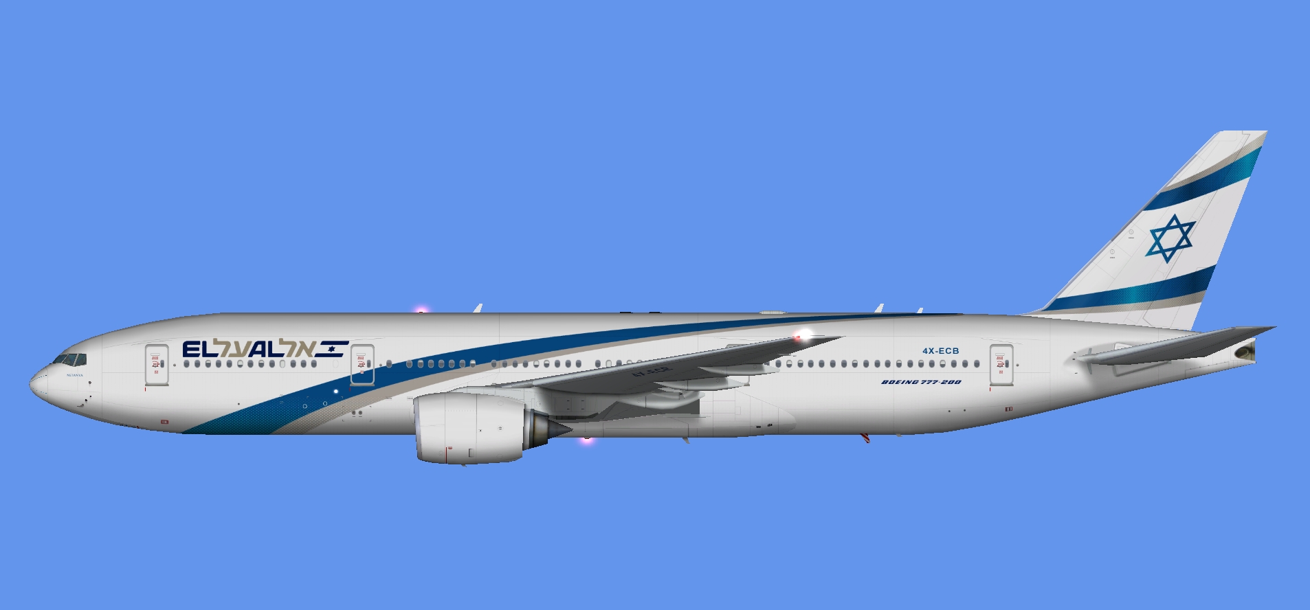 El Al 777-200 NC (FSP)