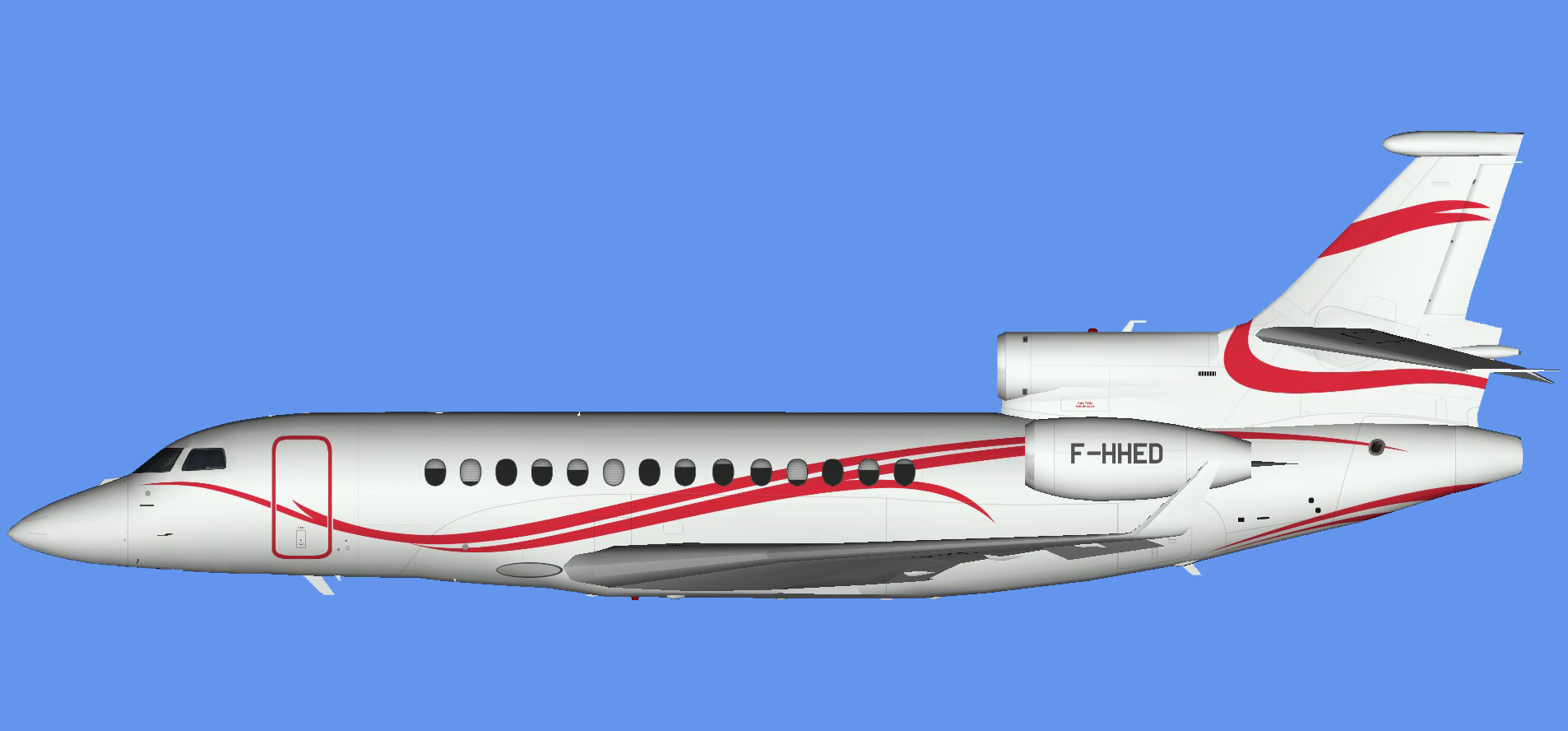 Dassault Falcon 7x F-HHED