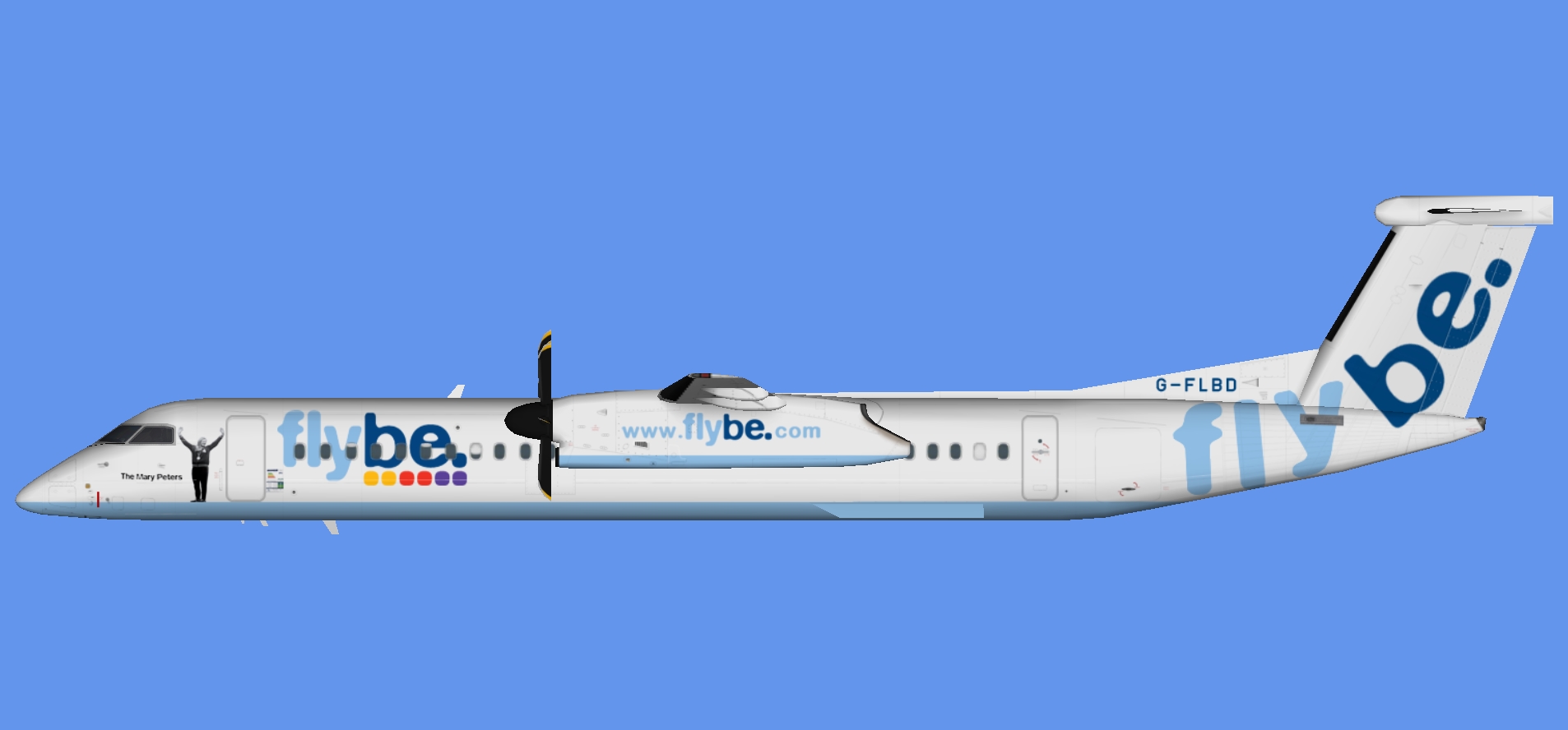 Flybe Dash 8-400 'The Mary Peters'