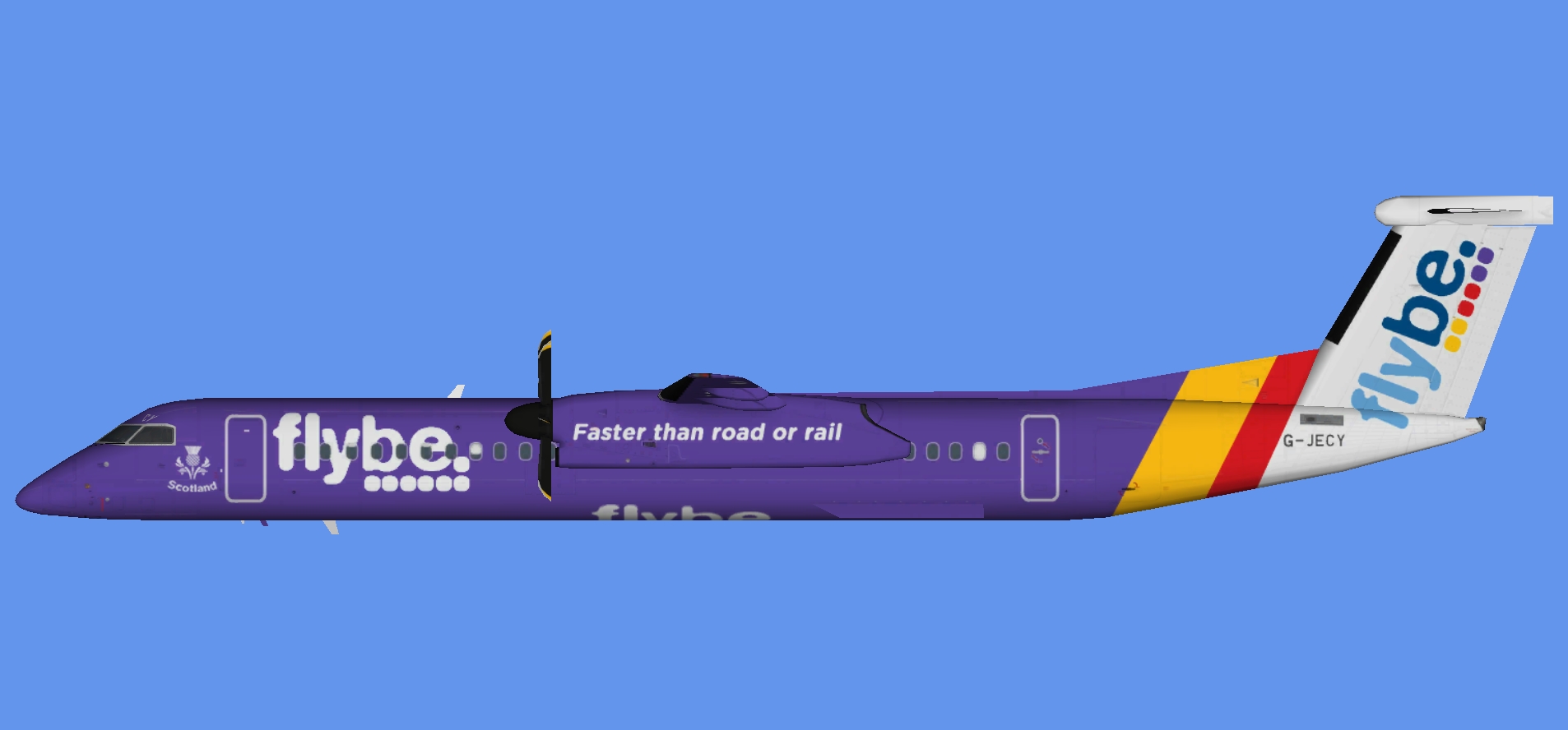 Flybe Dash 8-400 'Scotland'