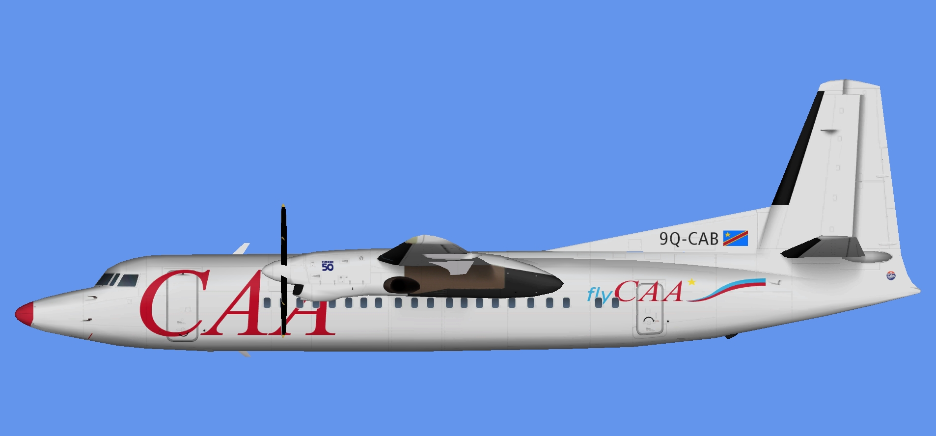 Compagnie Africaine d'Aviation Fokker 50