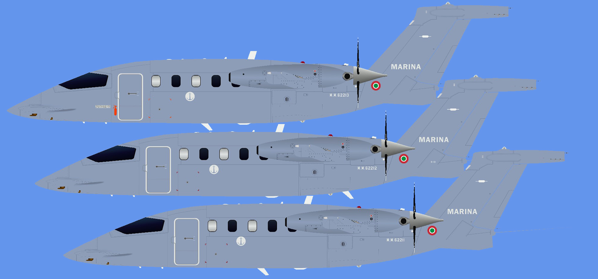 Piaggio P-180AM Marina Militare