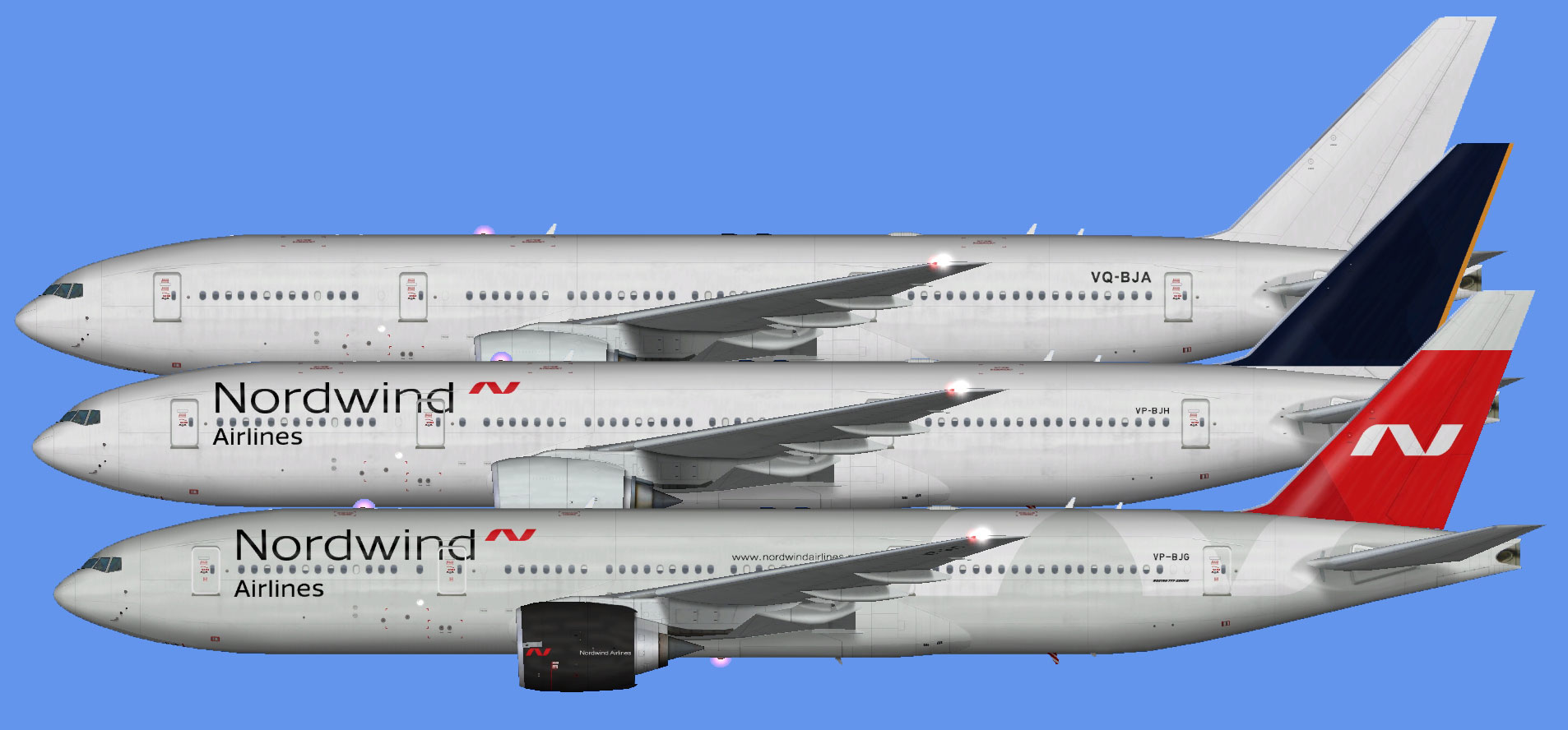 Nordwind Airlines 777-200 (FSP)