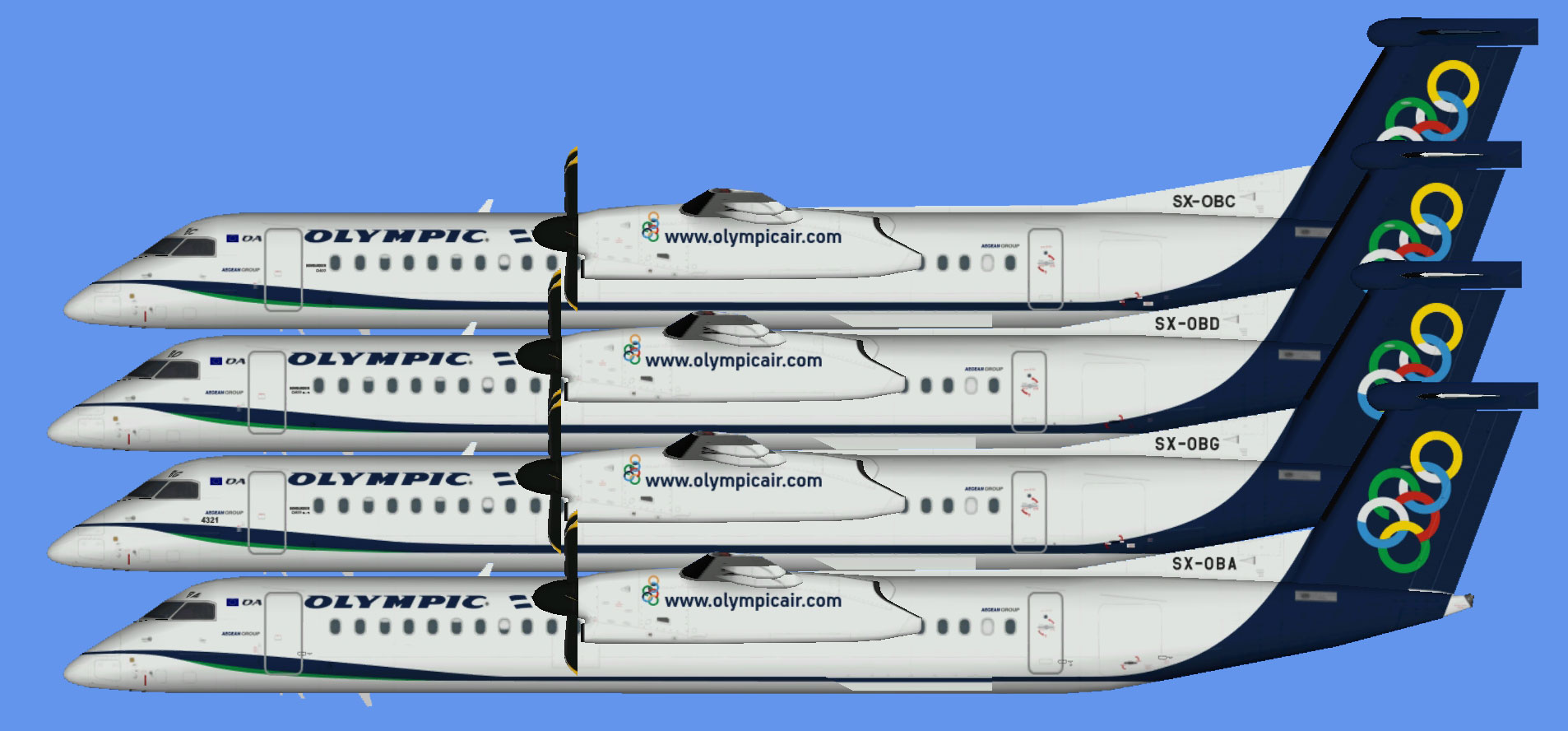 Olympic Air Dash 8-400