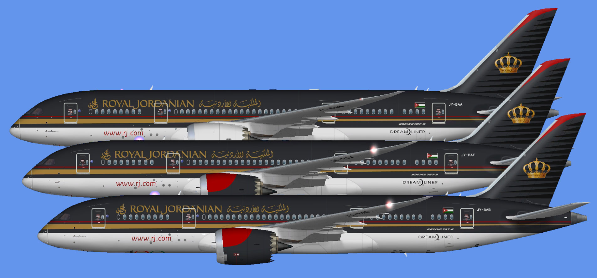 Royal Jordanian 787-8 (FSP)