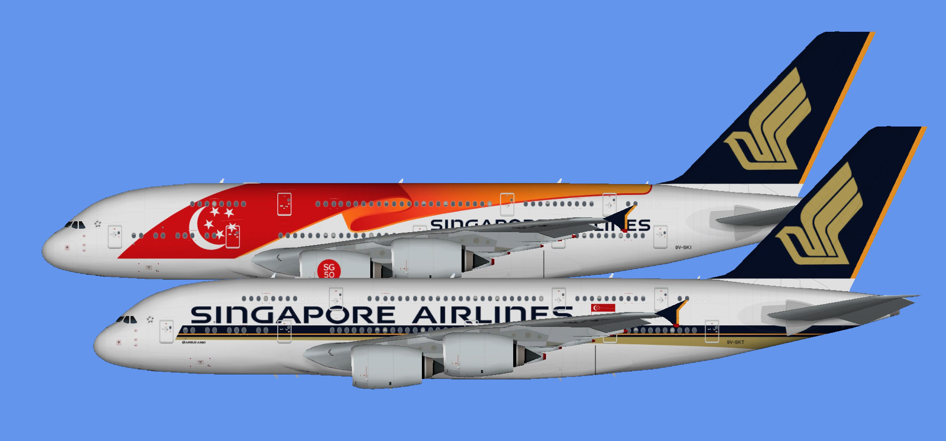 Singapore Airlines Airbus A380 (TFS)