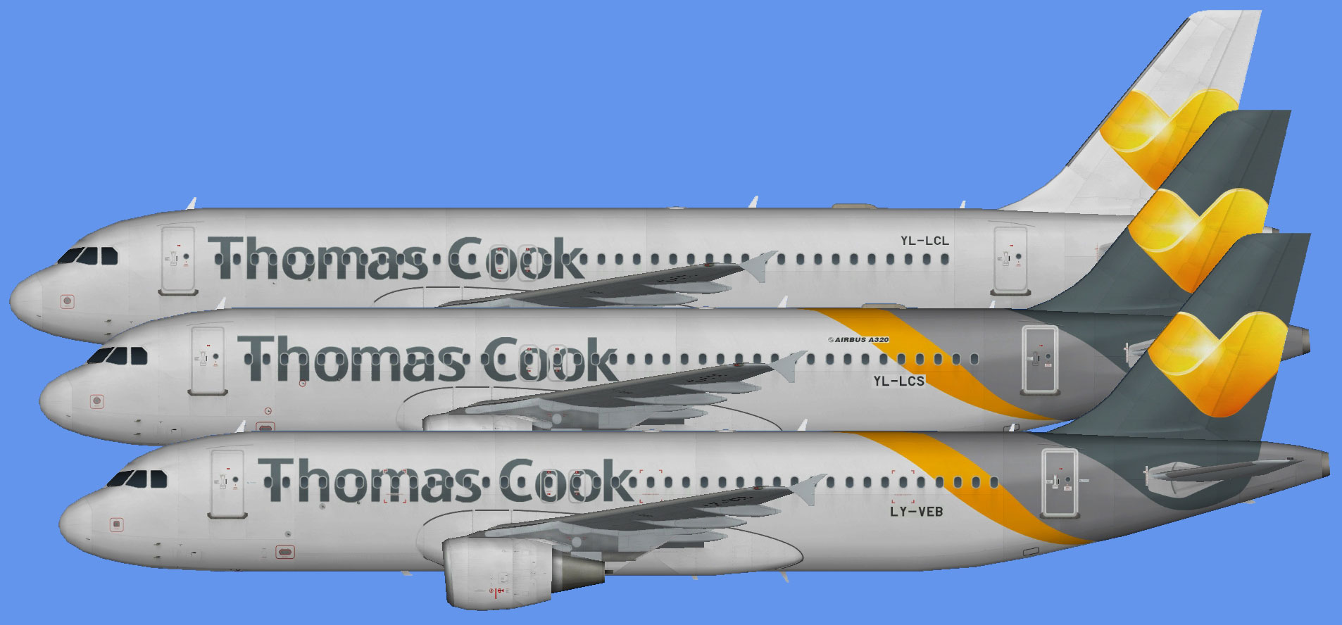 Thomas Cook A320 leases (CFM)