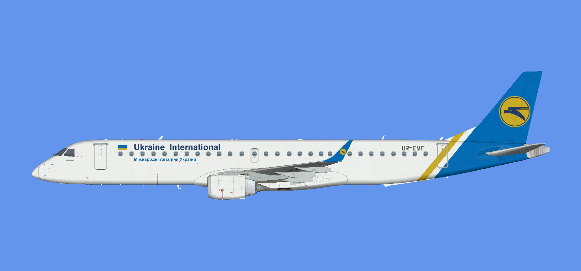 Ukraine International Embraer E-195 (FSPXAI)