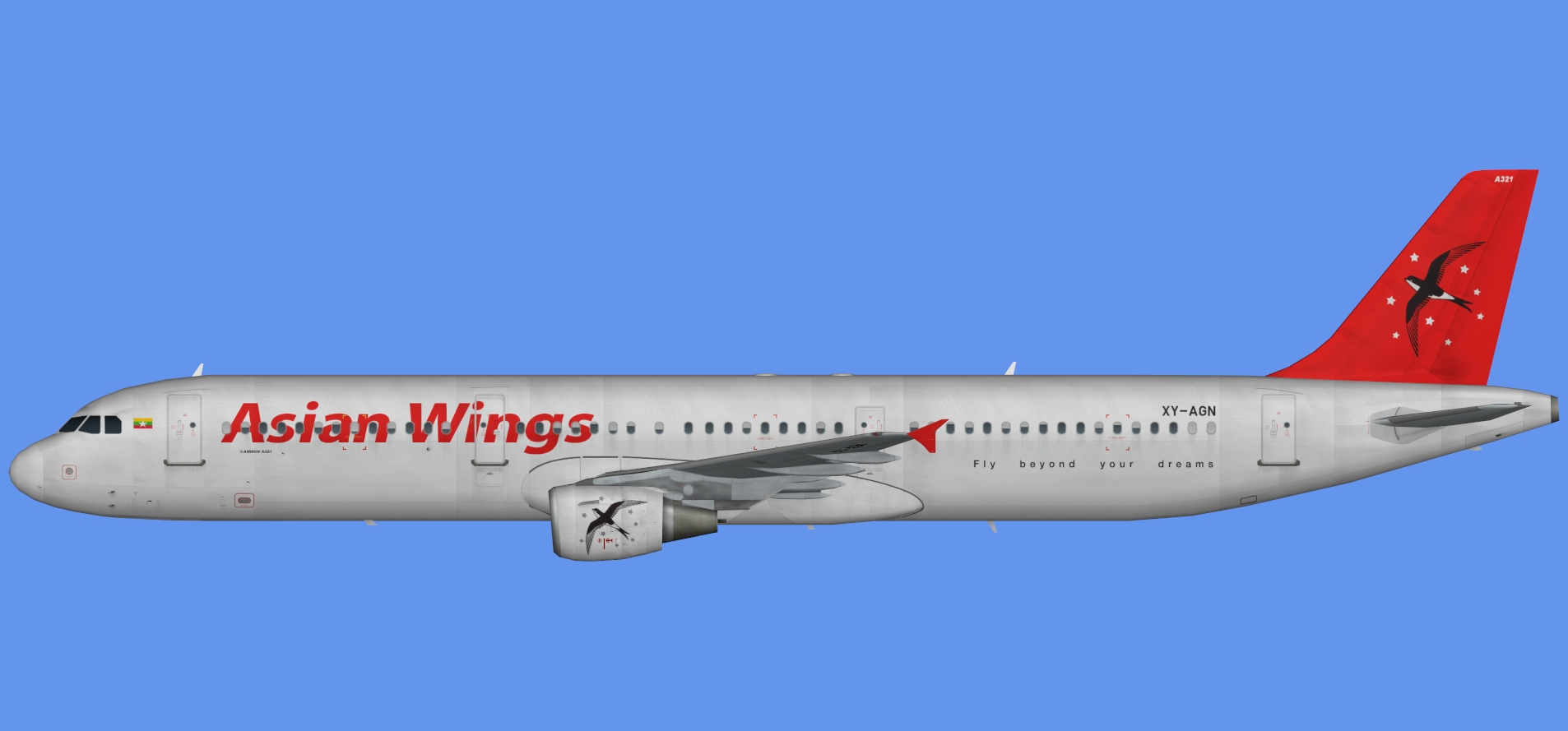 Asian Wings Airways Airbus A321