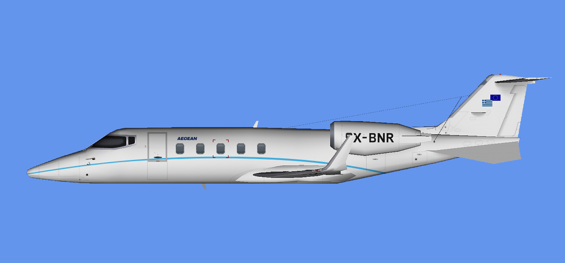 Aegean Airlines Learjet 60