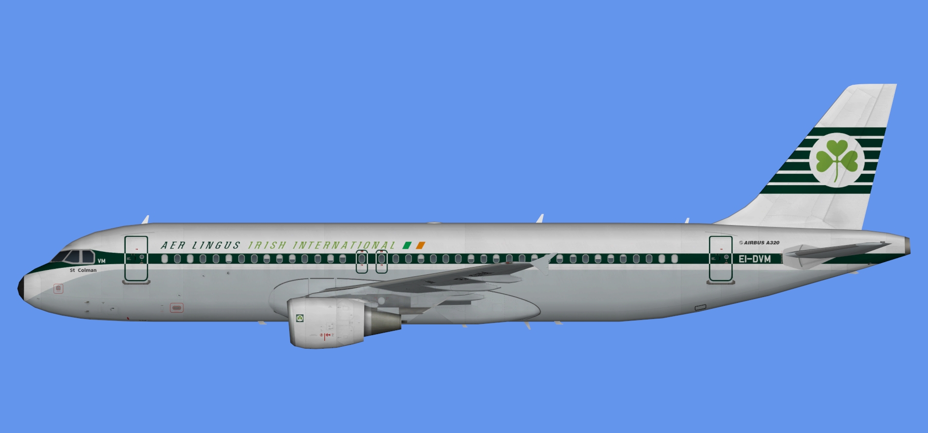 Aer Lingus A320 'retro' EI-DVM