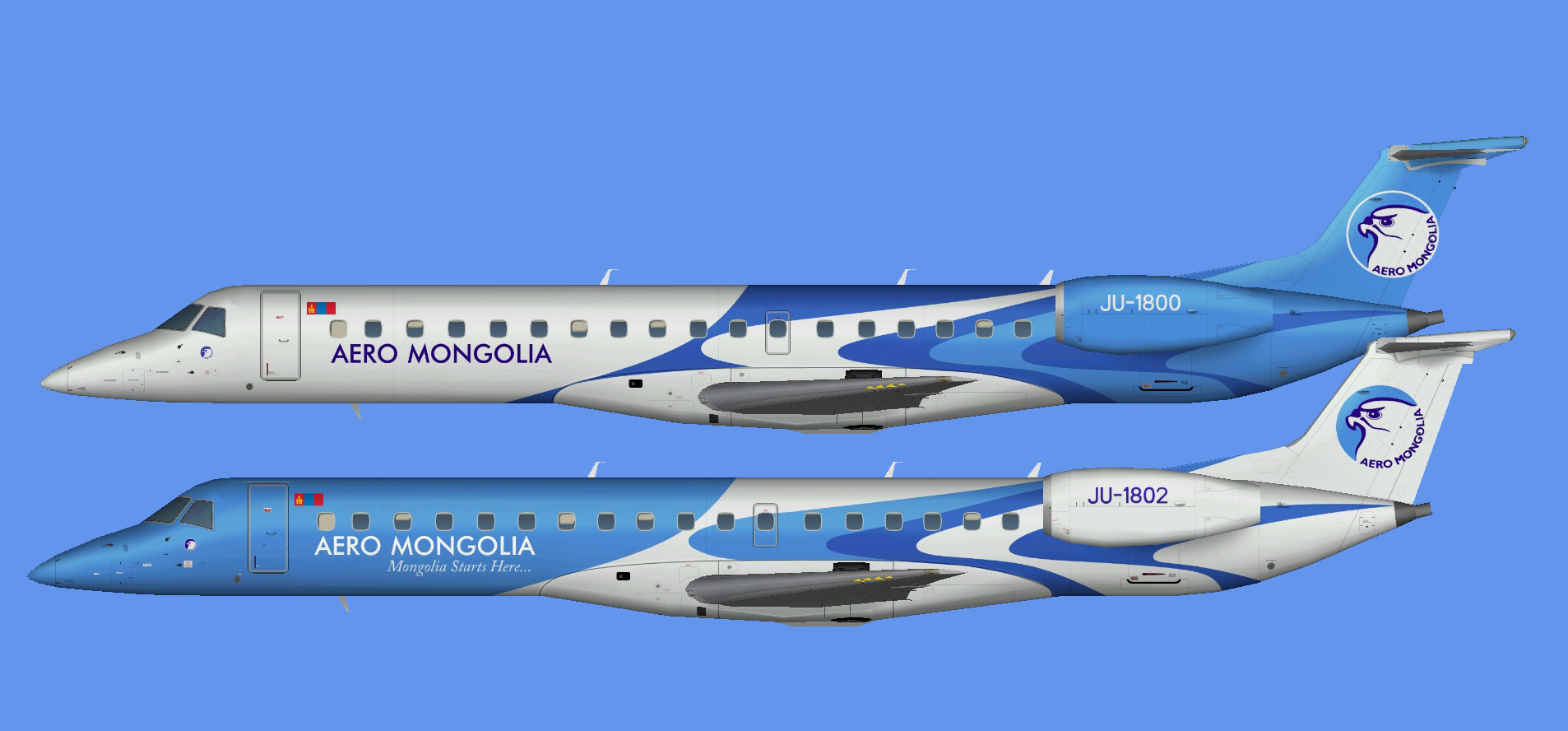 Aero Mongolia ERJ-145