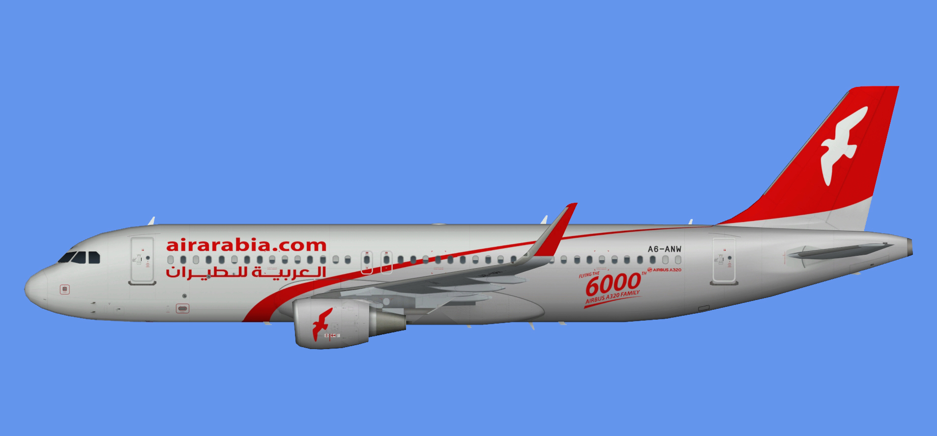 Air Arabia Airbus A320 (6000th A320)