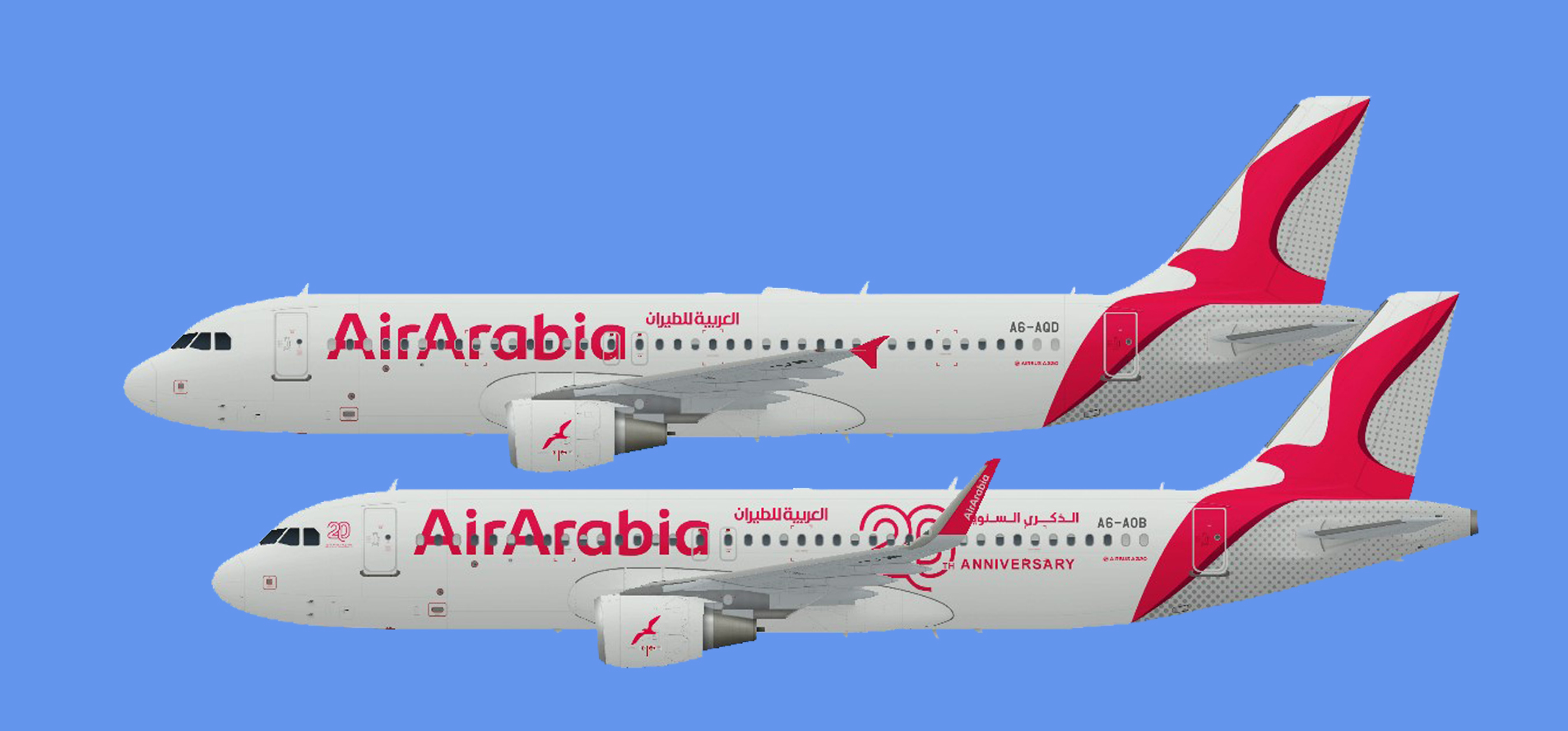 Air Arabia Airbus A321 - The Flying Carpet Hub