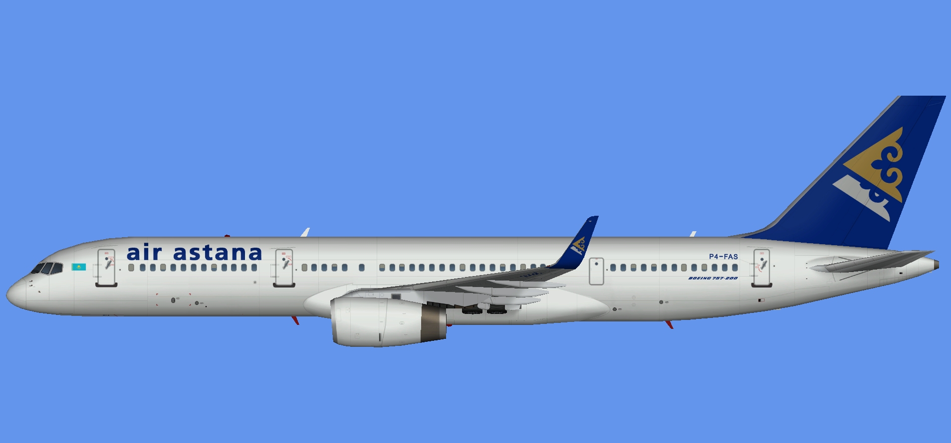 Air Astana Boeing 757 
