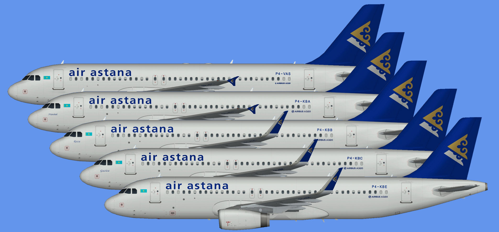 Air Astana Airbus A320 OC
