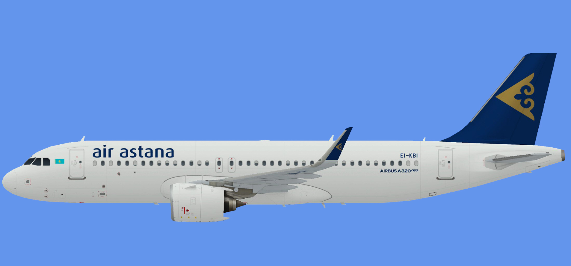 Air Astana Airbus A320 NEO NC