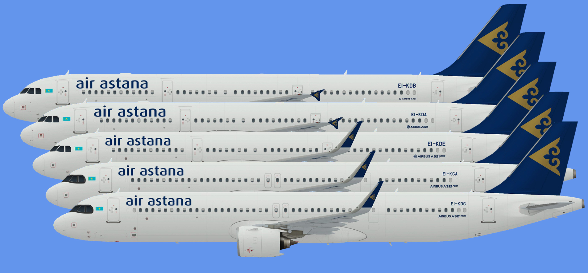 Air Astana Airbus A321