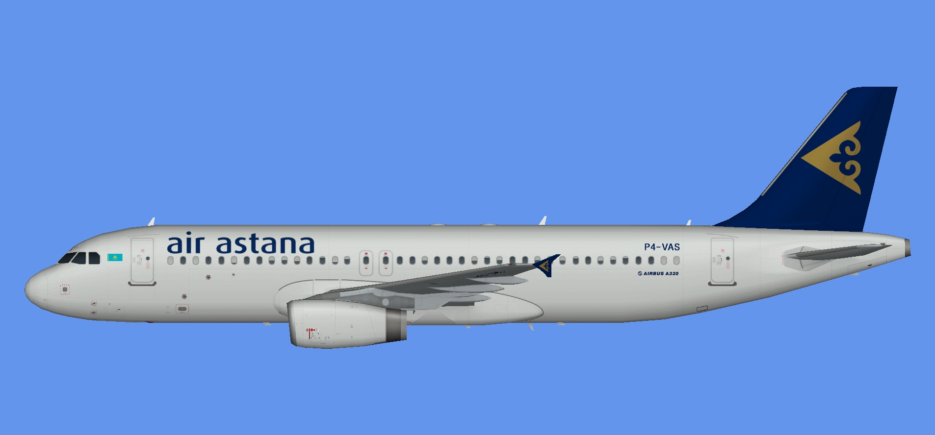 Air Astana Airbus A320 NC