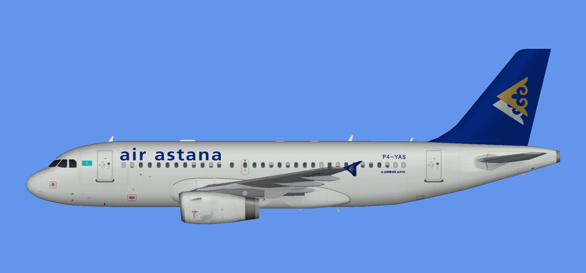 Air Astana Airbus A319 OC