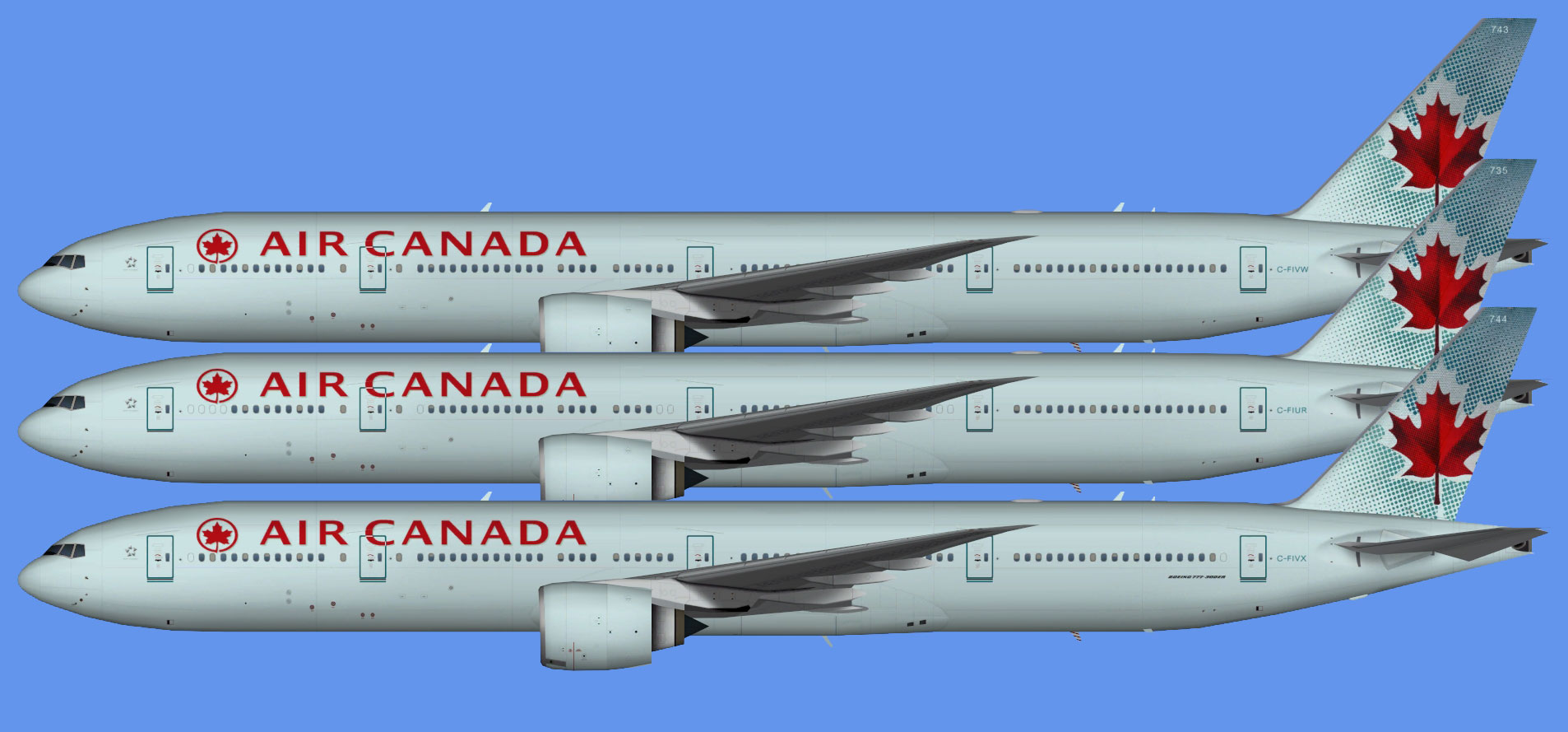Air Canada Boeing 777-300ER (TFS)