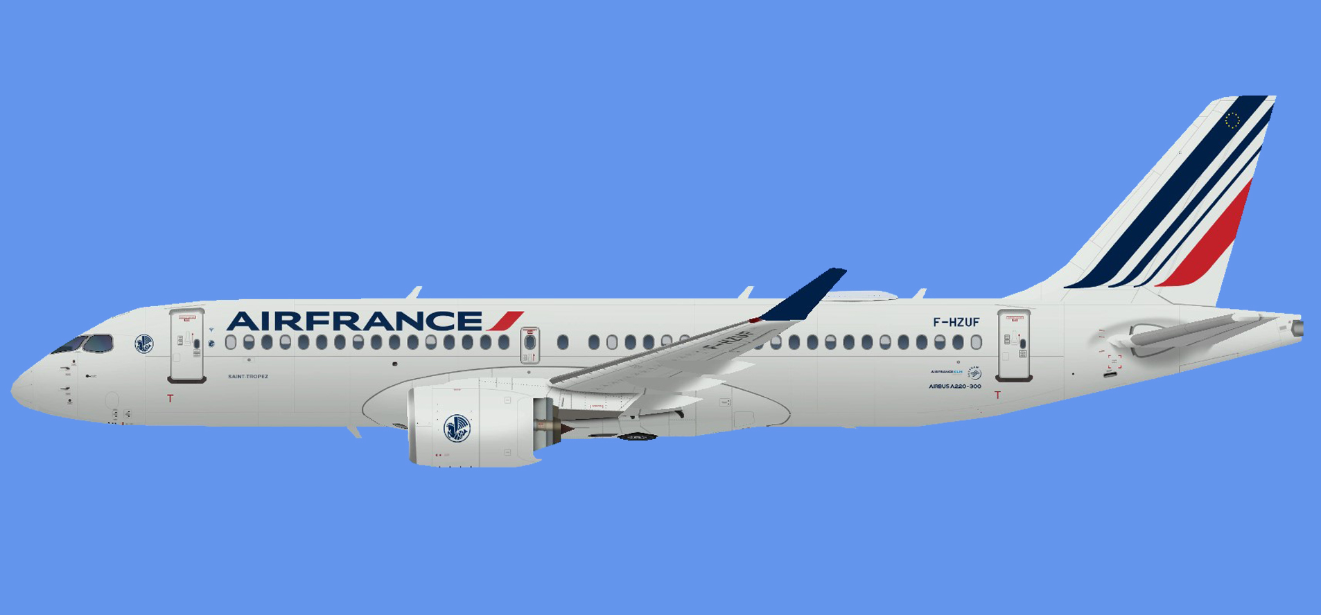 Air France Airbus A220-300 (SBAI)