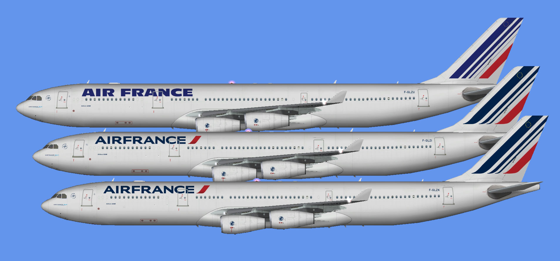 Air France Airbus A340 (FSP)