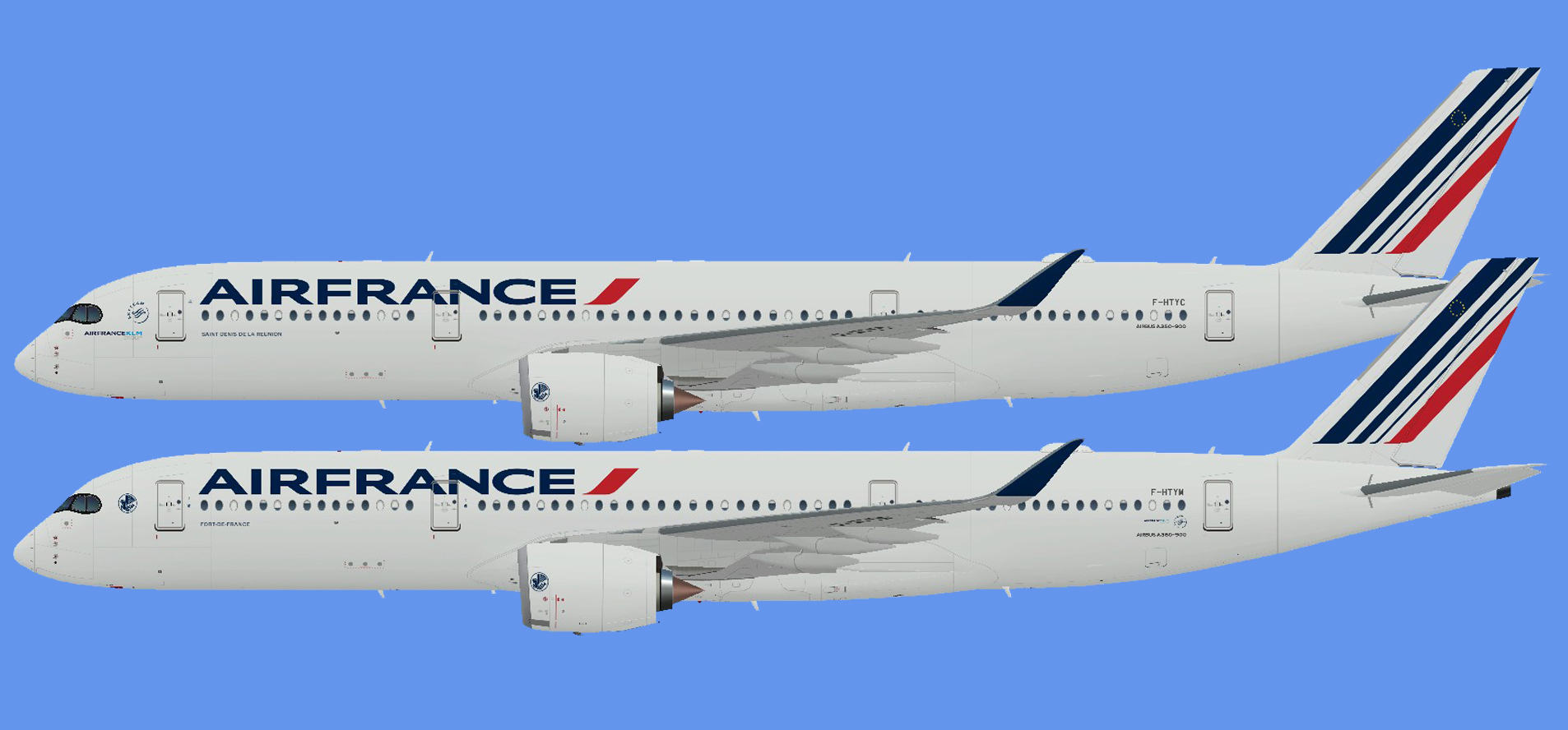 Air France A350-900 (UTT)