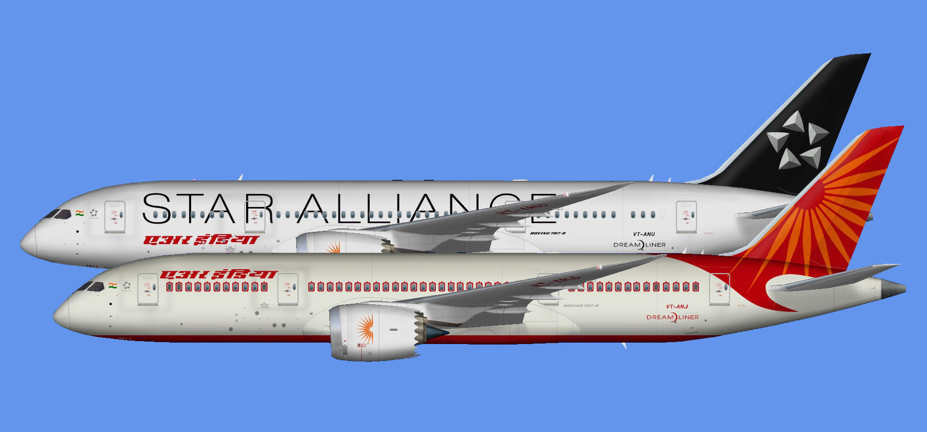 Air India Boeing 787-8 (UTT)