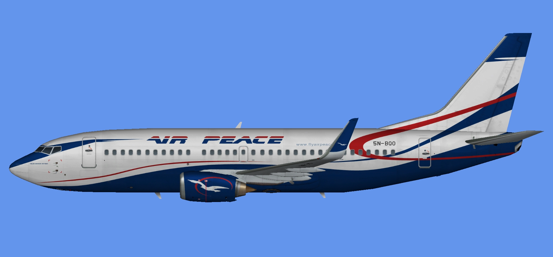 Air Peace Boeing 737-300w