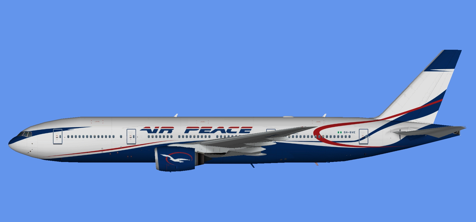Air Peace  Boeing 777-200 (TFS)