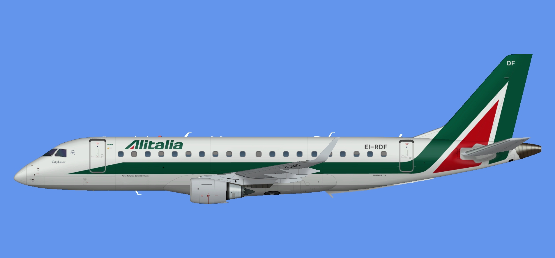 Alitalia Cityliner Embraer E-175 (RFSL)