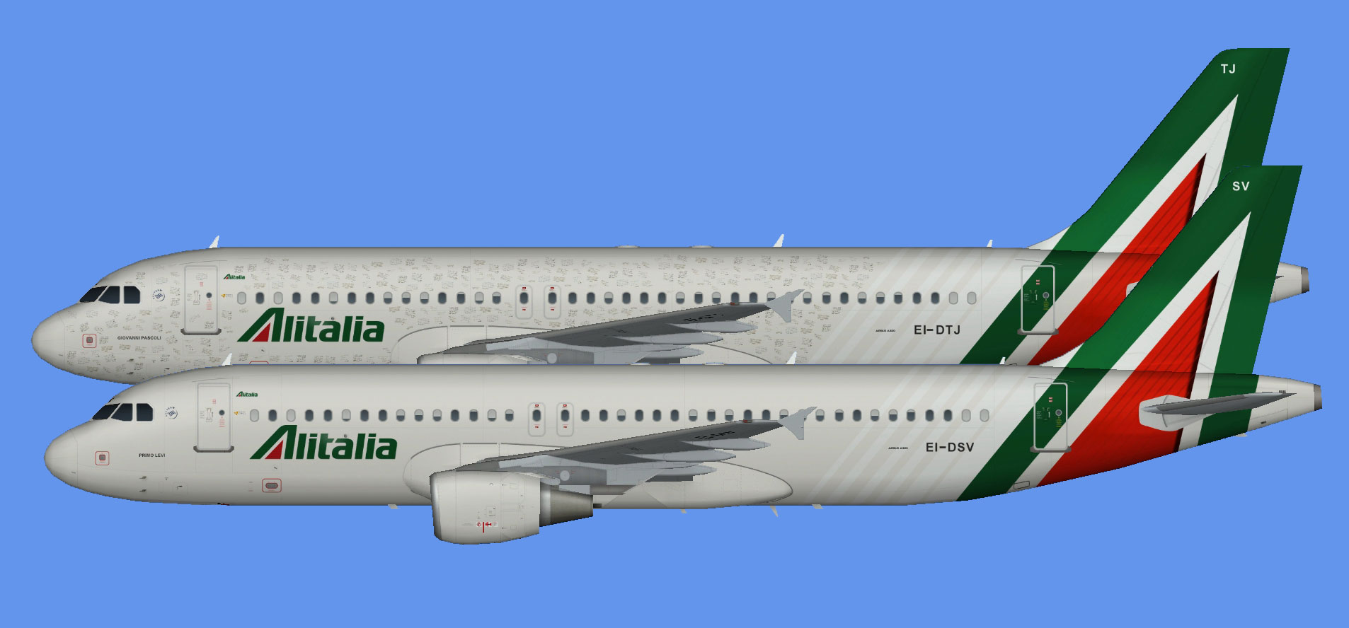 Alitalia Airbus A320 NC