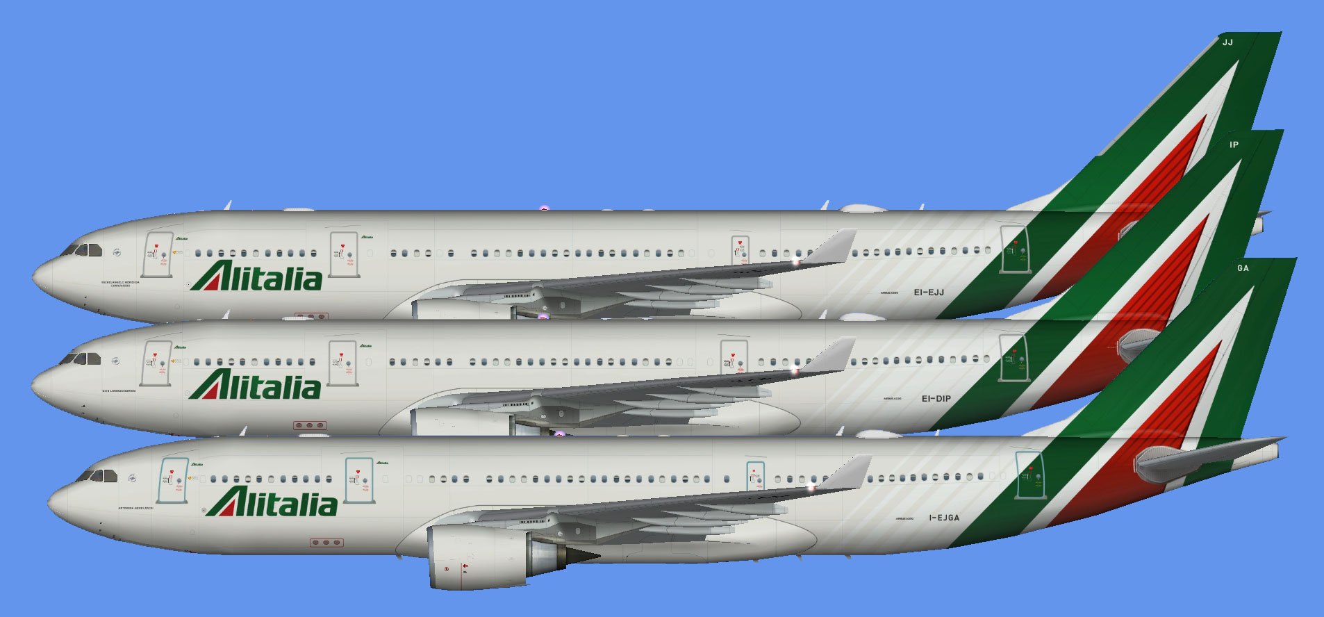 Alitalia A330-200 NC (FSP)