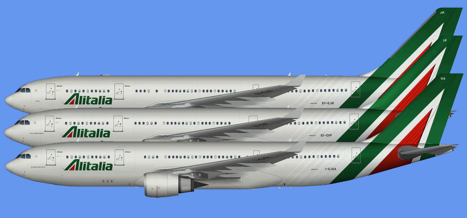 Alitalia A330-200 NC (TFS)