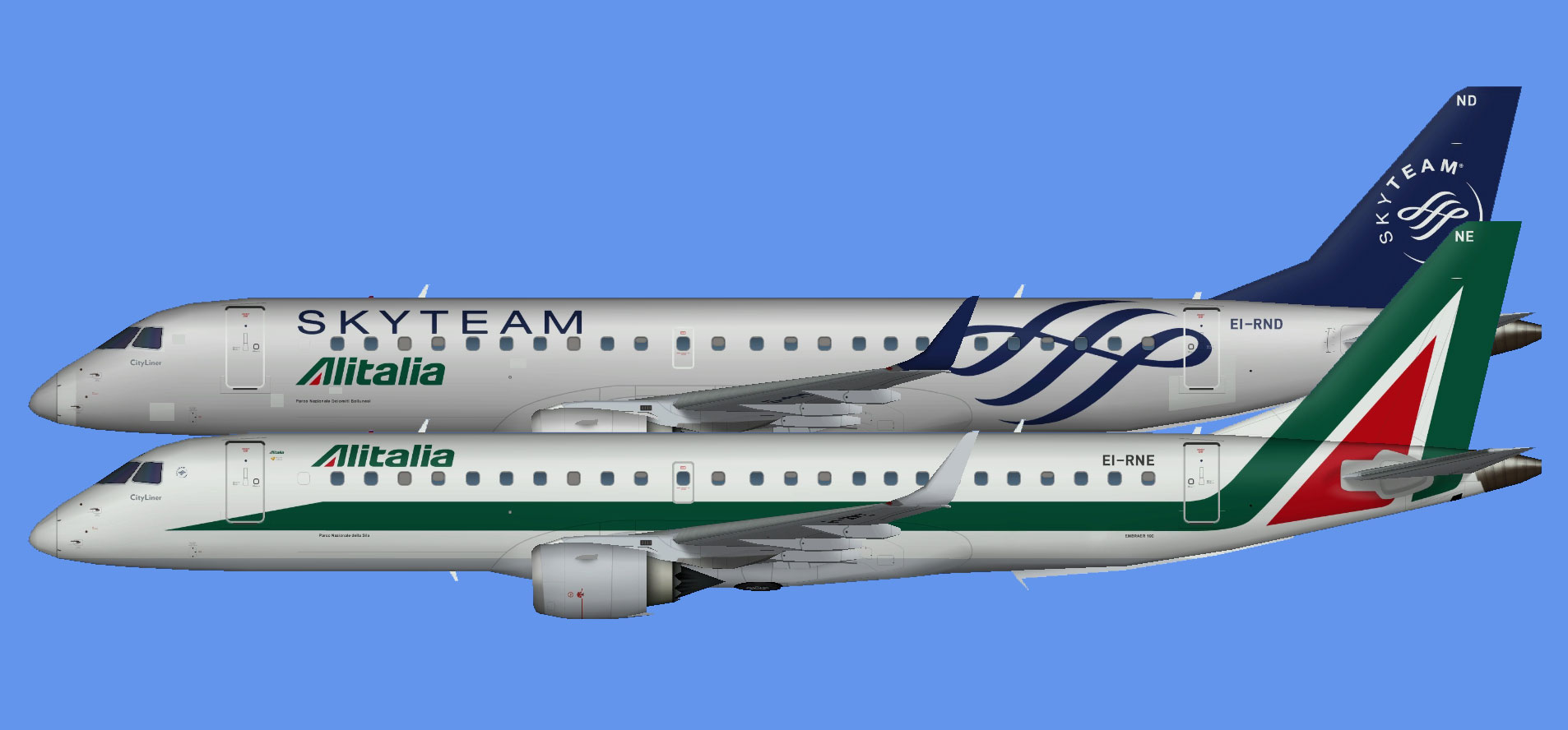 Alitalia Cityliner Embraer E-190