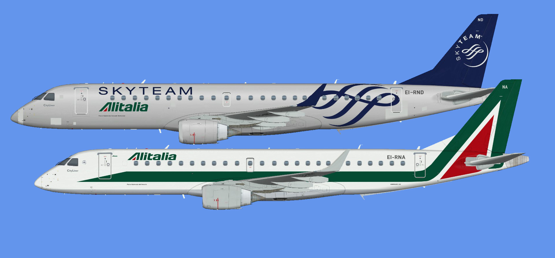 Alitalia Cityliner Embraer E-190 (FSPXAI)