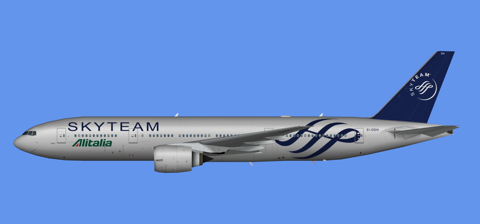 Alitalia 777-200 Skyteam (TFS)